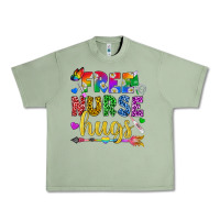 Oil Green Free Nurse Hugs Pride LGBTQ+ Urban Heavy Tee - BundleAndBundleShop
