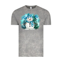 Cloud Rock winter snowman Vintage Tee - MaliasSmallBusiness