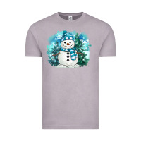 Vintage Zinc winter snowman Vintage Tee - MaliasSmallBusiness