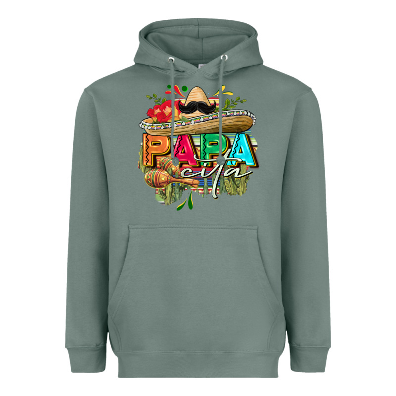 Papacita Heavyweight Hoodie by FaDigitalArtStudio | Teevron