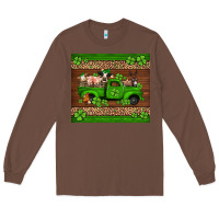 Chestnut st Patricks farm animals truck Long Sleeve Tee - Jasminsmagicworld