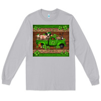 St Patricks Farm Animals Truck Long Sleeve Tee | Teevron