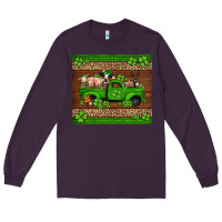 Plum st Patricks farm animals truck Long Sleeve Tee - Jasminsmagicworld
