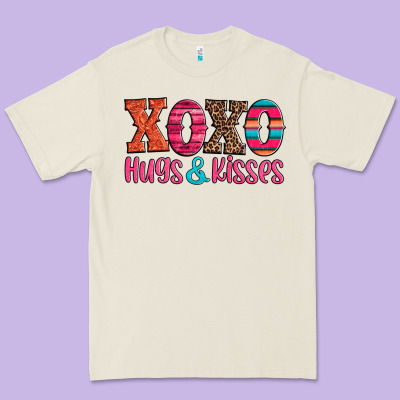 Xoxo Hugs And Kisses Premium Tee Designed By Jasminsmagicworld