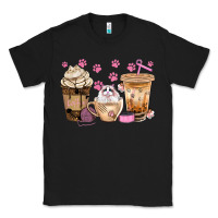 Black cat coffee cups with paw bbs Classic Tee - BundleAndBundleShop