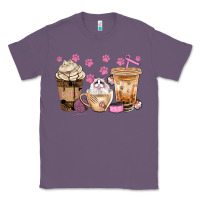 Lavender cat coffee cups with paw bbs Classic Tee - BundleAndBundleShop