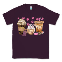Plum cat coffee cups with paw bbs Classic Tee - BundleAndBundleShop