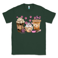 Sports Green cat coffee cups with paw bbs Classic Tee - BundleAndBundleShop