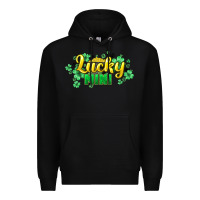 Black lucky mini st patricks Premium Hoodie - HowdyJamesFarm
