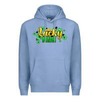Colony Blue lucky mini st patricks Premium Hoodie - HowdyJamesFarm