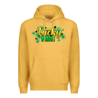 Mustard lucky mini st patricks Premium Hoodie - HowdyJamesFarm