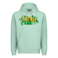 Seafoam lucky mini st patricks Premium Hoodie - HowdyJamesFarm
