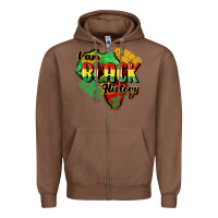 Chestnut i am black history Zipper Hoodie - CowGirlArtShop
