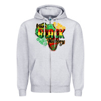 I Am Black History Zipper Hoodie | Teevron