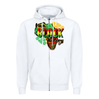 White i am black history Zipper Hoodie - CowGirlArtShop