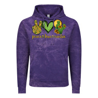 Cloud Purple peace love cactus Vintage Hoodie - Jasminsmagicworld