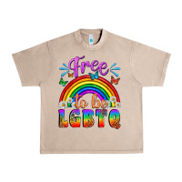 French Oak Western Free To Be Lgbtq Urban Heavy Tee - BundleAndBundleShop