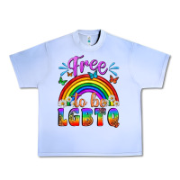 Grape Ice Western Free To Be Lgbtq Urban Heavy Tee - BundleAndBundleShop