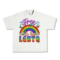 Pistachio Western Free To Be Lgbtq Urban Heavy Tee - BundleAndBundleShop