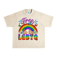 Sandshell Western Free To Be Lgbtq Urban Heavy Tee - BundleAndBundleShop