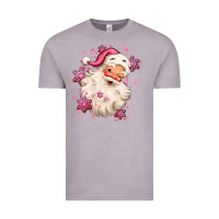 Vintage Zinc pink christmas santa claus Vintage Tee - MaliasSmallBusiness