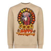 Happy Thanksgiving Gemstone Heavyweight Sweatshirt | Teevron