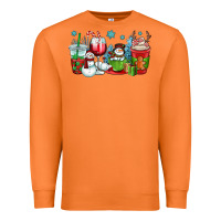 Carrot christmas snowman coffee cups Premium Sweatshirt - OliviaCreatesArt
