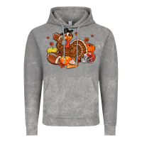 Cloud Rock football turkey thanksgiving Vintage Hoodie - MaliasSmallBusiness