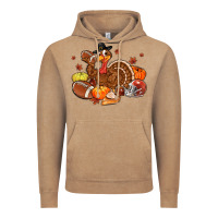 Vintage Coffee football turkey thanksgiving Vintage Hoodie - MaliasSmallBusiness