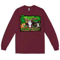 Burgundy st patricks cows heifers go lucky Long Sleeve Tee - Jasminsmagicworld