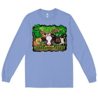 Colony Blue st patricks cows heifers go lucky Long Sleeve Tee - Jasminsmagicworld