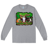 Heather Grey st patricks cows heifers go lucky Long Sleeve Tee - Jasminsmagicworld