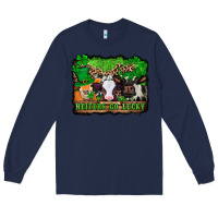 Navy st patricks cows heifers go lucky Long Sleeve Tee - Jasminsmagicworld