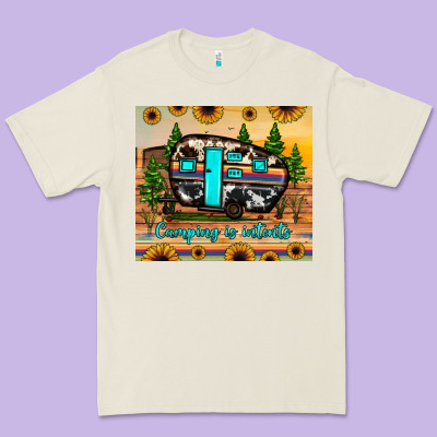 Camping Is Intents Premium Tee Designed By Jahusdesignshop