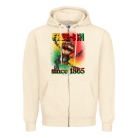 Sandshell free ish since 1865 juneteenth Zipper Hoodie - CowGirlArtShop