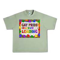Oil Green Gay Pride Loading LGBTQ Tumbler Urban Heavy Tee - BundleAndBundleShop