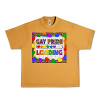 Peanut Butter Gay Pride Loading LGBTQ Tumbler Urban Heavy Tee - BundleAndBundleShop