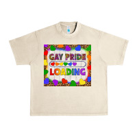 Sandshell Gay Pride Loading LGBTQ Tumbler Urban Heavy Tee - BundleAndBundleShop