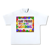 White Gay Pride Loading LGBTQ Tumbler Urban Heavy Tee - BundleAndBundleShop
