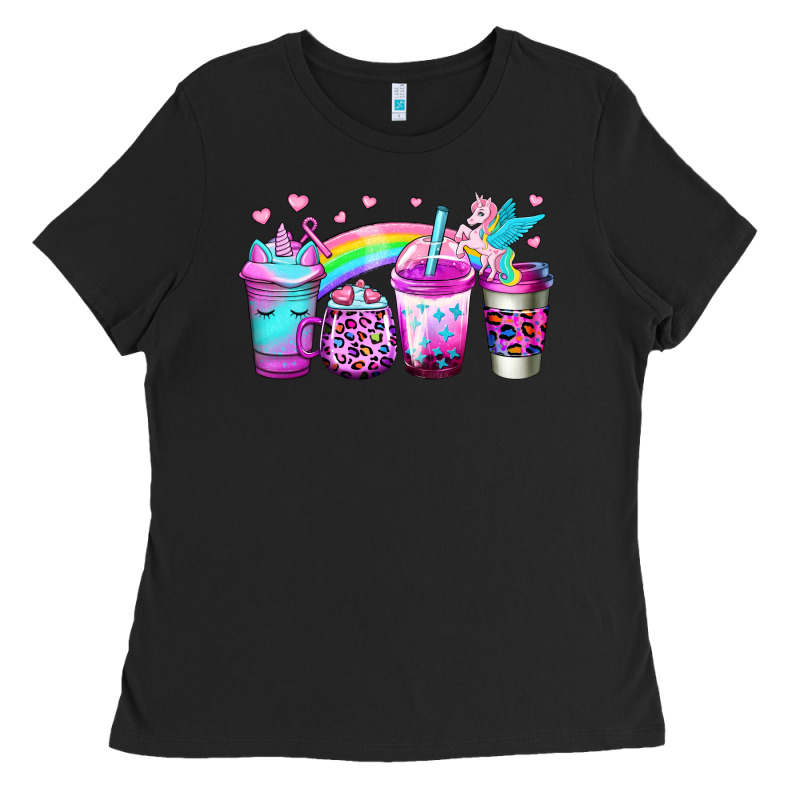 Unicorn Coffee Ladies Tee by Jasminsmagicworld | Teevron