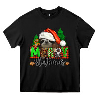 Black merry slothmas Heavy Core Tee - Jasminsmagicworld