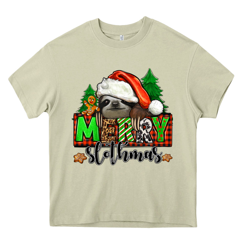 Merry Slothmas Heavy Core Tee by Jasminsmagicworld | Teevron