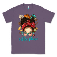 Lavender coffee please messy bun with coffee bean bbs Classic Tee - BundleAndBundleShop