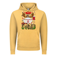 Vintage Mustard nurse squad Vintage Hoodie - MaliasSmallBusiness