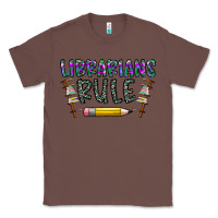 Chestnut librarians rule Classic Tee - CowhideDigitalArt