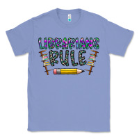 Colony Blue librarians rule Classic Tee - CowhideDigitalArt
