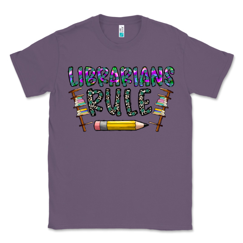 Librarians Rule Classic Tee by CowhideDigitalArt | Teevron