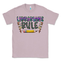 Lilac librarians rule Classic Tee - CowhideDigitalArt