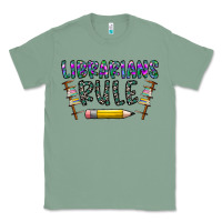 Sage librarians rule Classic Tee - CowhideDigitalArt
