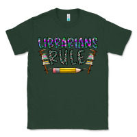 Sports Green librarians rule Classic Tee - CowhideDigitalArt